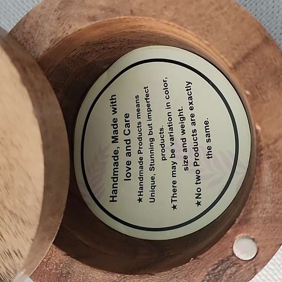 Acacia Wood Decorative Paw Print Box - Picture 3 of 7